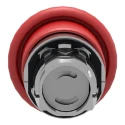 Schneider Electric Harmony XB4 Series Red Momentary Push Button Head 22 mm Cutout Diameter Metal Button IP69K IP66 ZB4BC4