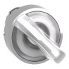 Schneider Electric Harmony Series 2 Position Illuminated Selector Switch Head 22 mm Cutout White Handle IP67 IP66 ZB4BK1213