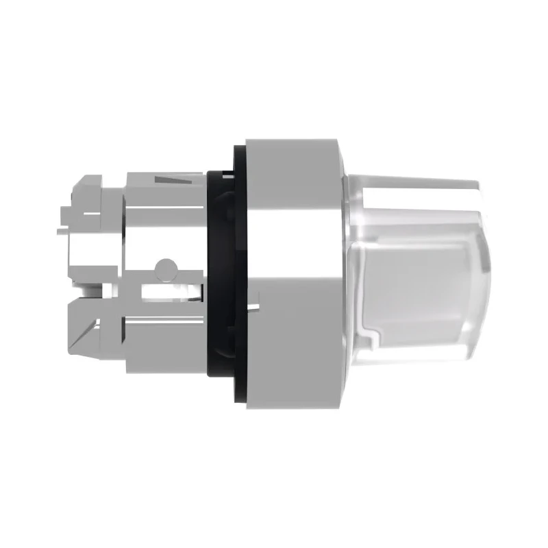 Schneider Electric Harmony Series 2 Position Illuminated Selector Switch Head 22 mm Cutout White Handle IP67 IP66 ZB4BK1213