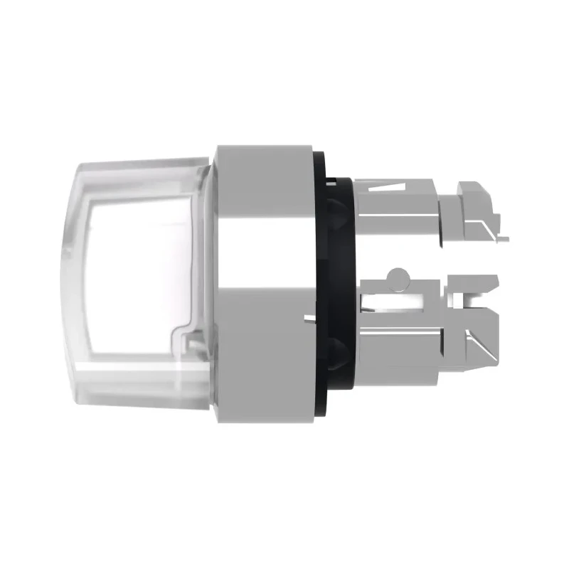 Schneider Electric Harmony Series 2 Position Illuminated Selector Switch Head 22 mm Cutout White Handle IP67 IP66 ZB4BK1213