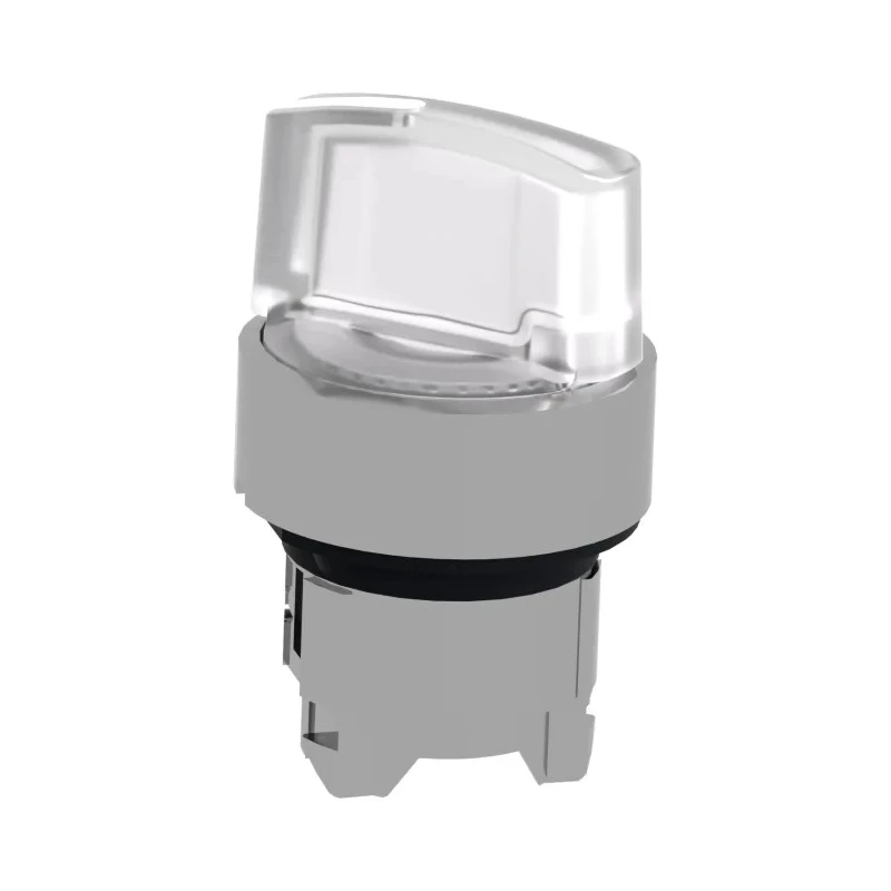 Schneider Electric Harmony Series 2 Position Illuminated Selector Switch Head 22 mm Cutout White Handle IP67 IP66 ZB4BK1213