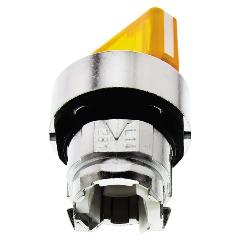 Schneider Electric Harmony Series 2 Position Illuminated Selector Switch Head 22 mm Cutout Orange Handle IP66 IP69 ZB4BK1253