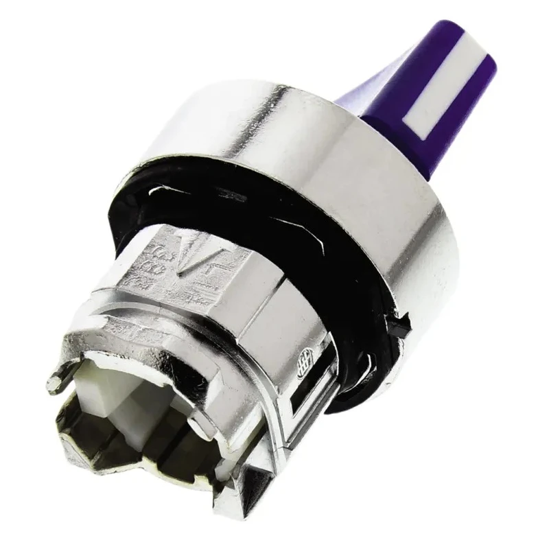 Schneider Electric Harmony Series 2 Position Illuminated Selector Switch Head, 22 mm Cutout, Blue Handle, IP66 IP69 ZB4BK1263