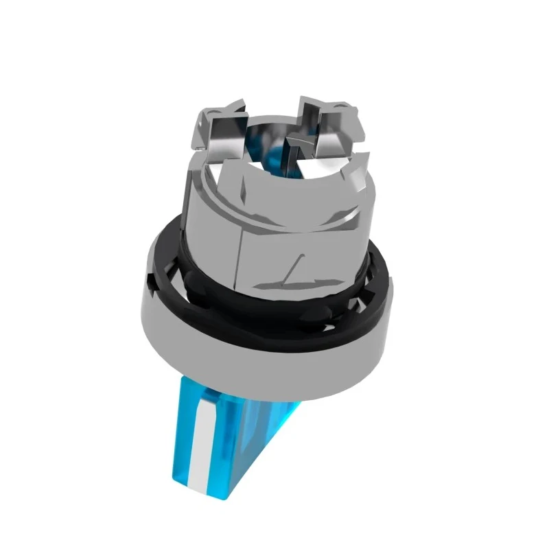 Schneider Electric Harmony Series 2 Position Illuminated Selector Switch Head, 22 mm Cutout, Blue Handle, IP66 IP69 ZB4BK1263