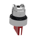 Schneider Electric Harmony Series 3 Position Illuminated Selector Switch Head, 22 mm Cutout, Red Handle, IP67 IP66 ZB4BK1343