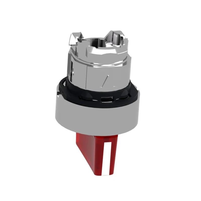 Schneider Electric Harmony Series 3 Position Illuminated Selector Switch Head, 22 mm Cutout, Red Handle, IP67 IP66 ZB4BK1343