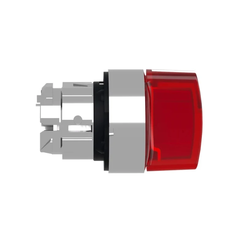 Schneider Electric Harmony Series 3 Position Illuminated Selector Switch Head, 22 mm Cutout, Red Handle, IP67 IP66 ZB4BK1343