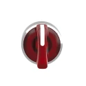 Schneider Electric Harmony Series 3 Position Illuminated Selector Switch Head, 22 mm Cutout, Red Handle, IP67 IP66 ZB4BK1343
