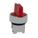 Schneider Electric Harmony Series 3 Position Illuminated Selector Switch Head, 22 mm Cutout, Red Handle, IP67 IP66 ZB4BK1343