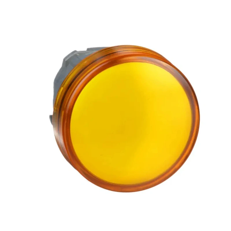 Schneider Electric Orange Round Pilot Light Head 22 mm Cutout Panel Mount IP67, IP66, IP69K Harmony Series ZB4BV053