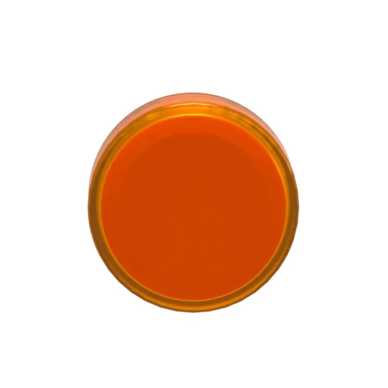 Schneider Electric Orange Round Pilot Light Head 22 mm Cutout Panel Mount IP67, IP66, IP69K Harmony Series ZB4BV053