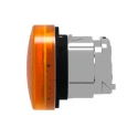 Schneider Electric Orange Round Pilot Light Head 22 mm Cutout Panel Mount IP67, IP66, IP69K Harmony Series ZB4BV053