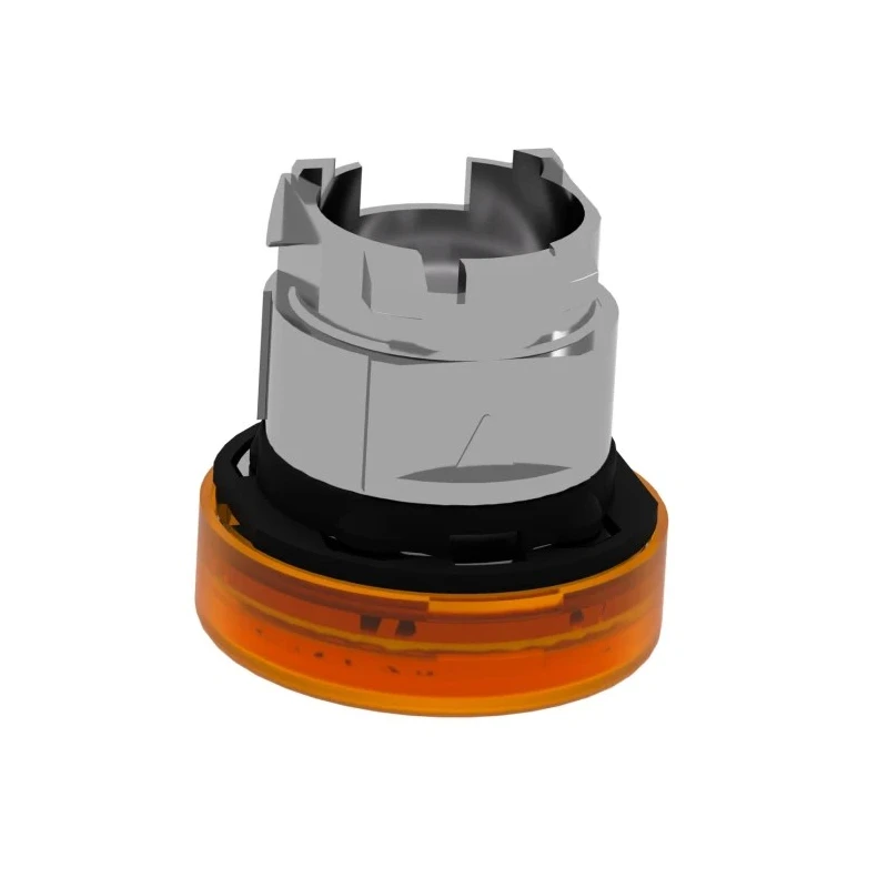 Schneider Electric Orange Round Pilot Light Head 22 mm Cutout Panel Mount IP67, IP66, IP69K Harmony Series ZB4BV053