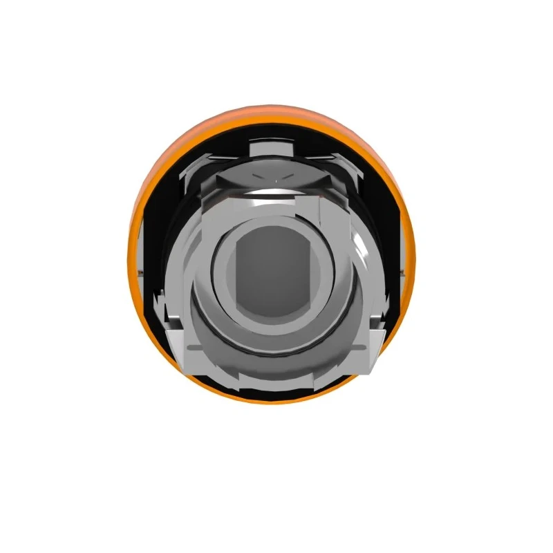 Schneider Electric Orange Round Pilot Light Head 22 mm Cutout Panel Mount IP67, IP66, IP69K Harmony Series ZB4BV053