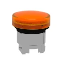 Schneider Electric Orange Round Pilot Light Head 22 mm Cutout Panel Mount IP67, IP66, IP69K Harmony Series ZB4BV053