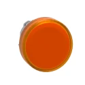 Schneider Electric Orange Round Pilot Light Head 22 mm Cutout Panel Mount IP67, IP66, IP69K Harmony Series ZB4BV053
