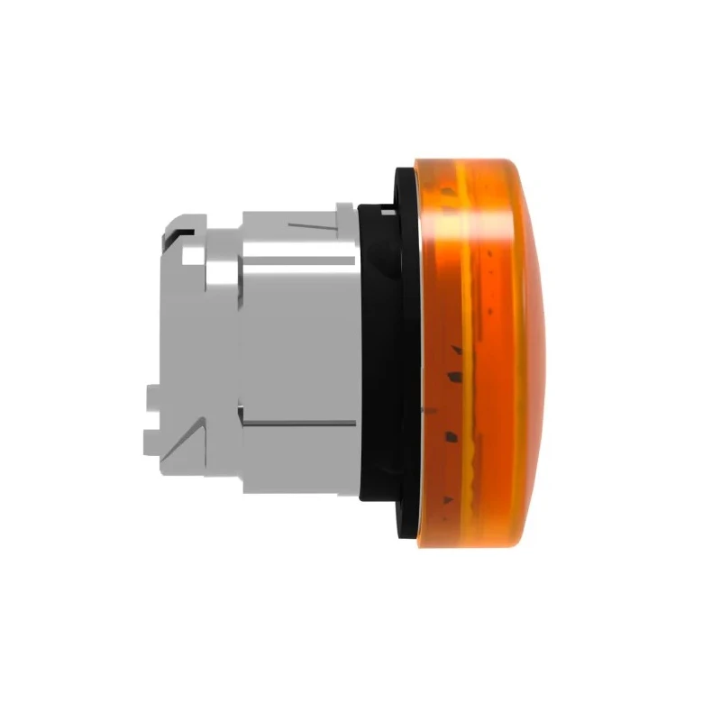 Schneider Electric Orange Round Pilot Light Head 22 mm Cutout Panel Mount IP67, IP66, IP69K Harmony Series ZB4BV053