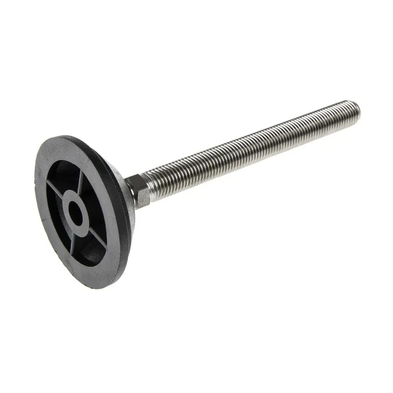 Nu-Tech Engineering M16 70 mm Diameter Stainless Steel Adjustable Foot 1500 kg Static Load Capacity 10° Tilt Angle A095/001