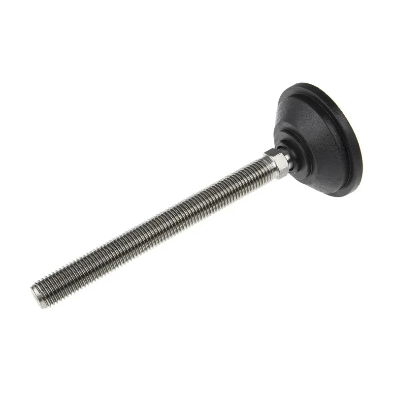 Nu-Tech Engineering M16 70 mm Diameter Stainless Steel Adjustable Foot 1500 kg Static Load Capacity 10° Tilt Angle A095/001