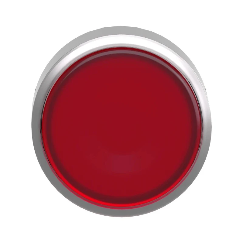 Schneider Electric ZB4 Series Red Metal Spring Return Push Button Head, 22 mm Cutout, IP66 IP67 IP69K ZB4BW343