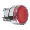 Schneider Electric Harmony XB4 Series Red Metal Spring Return Push Button Head 22 mm Cutout Diameter IP66 IP67 IP69 ZB4BW34