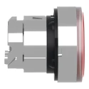 Schneider Electric Harmony XB4 Series Red Metal Spring Return Push Button Head 22 mm Cutout Diameter IP66 IP67 IP69 ZB4BW34