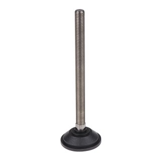 Nu-Tech Engineering M16 70 mm Diameter Stainless Steel Adjustable Foot, 1500 kg Static Load Capacity, 10° Tilt Angle A095/004
