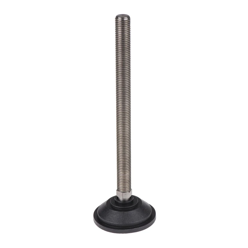 Nu-Tech Engineering M16 70 mm Diameter Stainless Steel Adjustable Foot, 1500 kg Static Load Capacity, 10° Tilt Angle A095/004