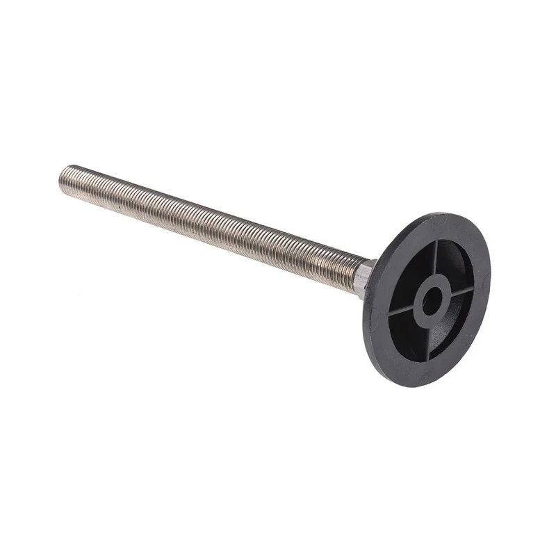 Nu-Tech Engineering M16 70 mm Diameter Stainless Steel Adjustable Foot, 1500 kg Static Load Capacity, 10° Tilt Angle A095/004
