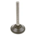 Nu-Tech Engineering Stainless Steel Adjustable Foot M20 Thread Size 100 mm Base Diameter 2000 kg Static Load A095/003