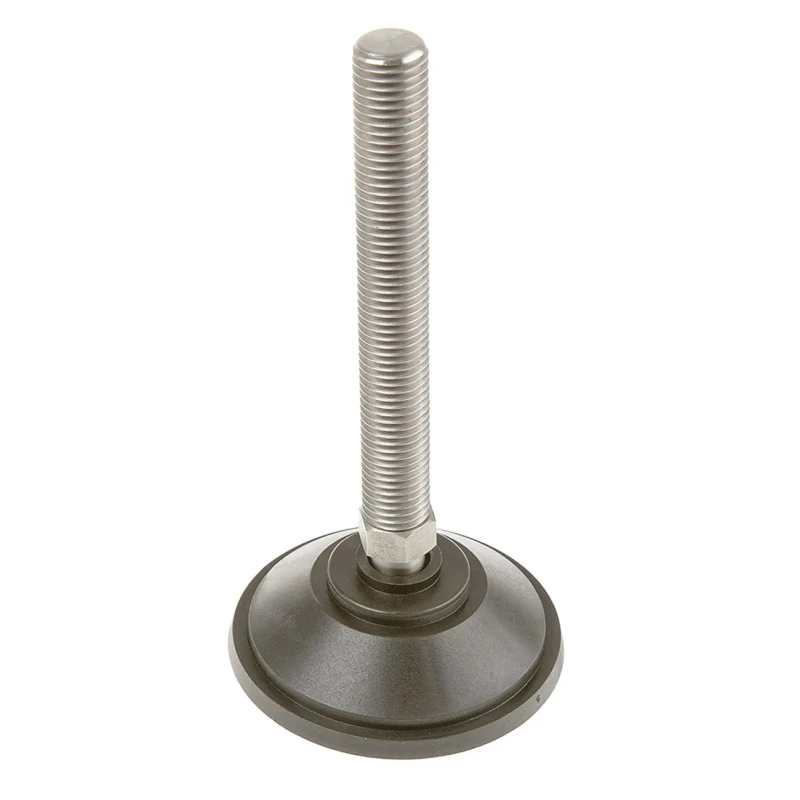 Nu-Tech Engineering Stainless Steel Adjustable Foot M20 Thread Size 100 mm Base Diameter 2000 kg Static Load A095/003
