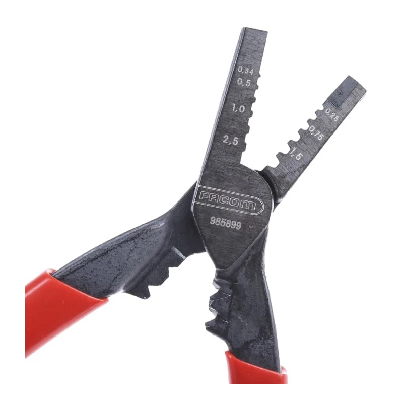 RS PRO Crimp Tool End Nipper for Wire Ferrules 0.5 to 2.5 mm², 140 mm Length 985899