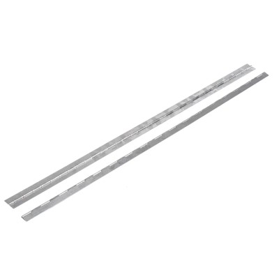 Pinet Aluminium Piano Hinge with Barrel Pin 1000 mm Length x 35 mm Width x 1 mm Thickness 328-9789