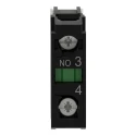 Schneider Electric Harmony XB Series Contact Block, 600V, 10A Current Rating, SPST Screw Terminal ZBE101