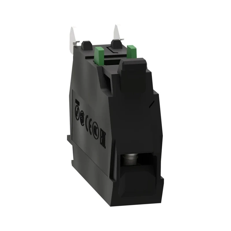 Schneider Electric Harmony XB Series Contact Block, 600V, 10A Current Rating, SPST Screw Terminal ZBE101