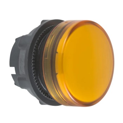 Schneider Electric Orange Pilot Light Head 22 mm Cutout Panel Mount Harmony Series ZB5AV053