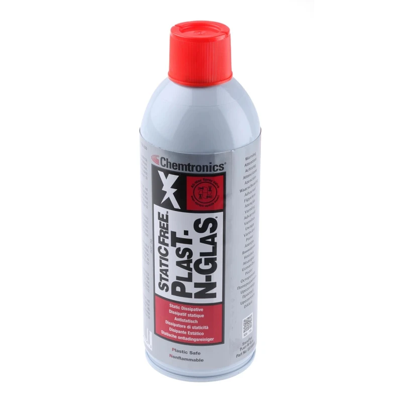 Chemtronics 14oz Anti-Static Spray Spray Non-Conductive Dissipative Colourless ES1668E