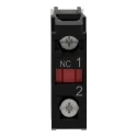 Schneider Electric Harmony XB Series Contact Block, 600V AC, 10A Current Rating, SPST, Screw Terminal, ZBE102