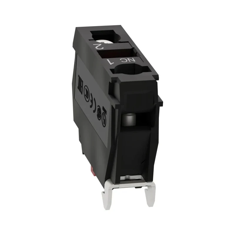 Schneider Electric Harmony XB Series Contact Block, 600V AC, 10A Current Rating, SPST, Screw Terminal, ZBE102