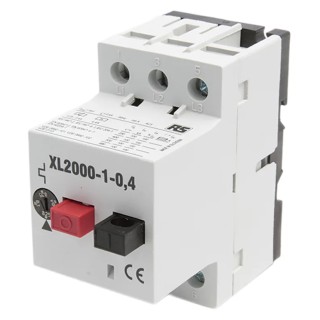RS PRO Motor Protection Circuit Breaker 240mA, 400mA Current Rating, -5°C to 40°C Operating Temperature 331-3573