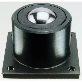 ALWAYSE Ball Transfer Unit Steel Case and Ball 25.4 mm Diameter 4-Hole Flange Mount 7122