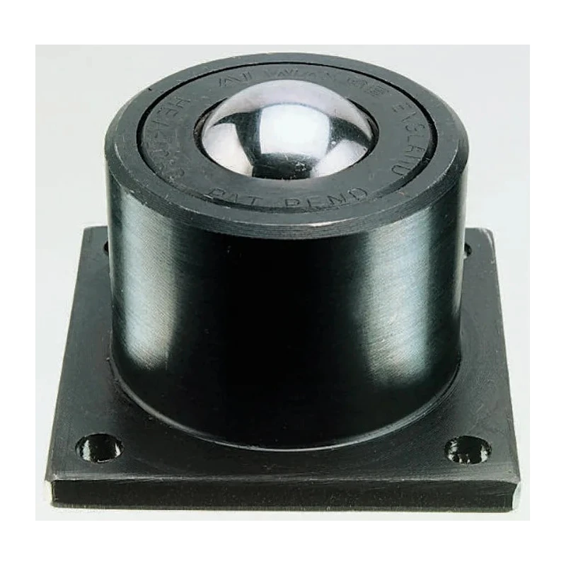 ALWAYSE Ball Transfer Unit Steel Case and Ball 25.4 mm Diameter 4-Hole Flange Mount 7122