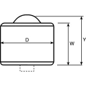 ALWAYSE Ball Transfer Unit with 25.4 mm Diameter Steel Press Fit Mount 7120