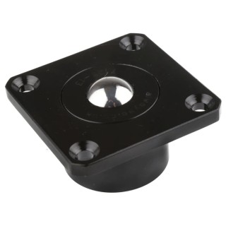ALWAYSE Ball Transfer Unit with 25.4 mm Diameter Steel Case and Ball, Flange Mount 7125
