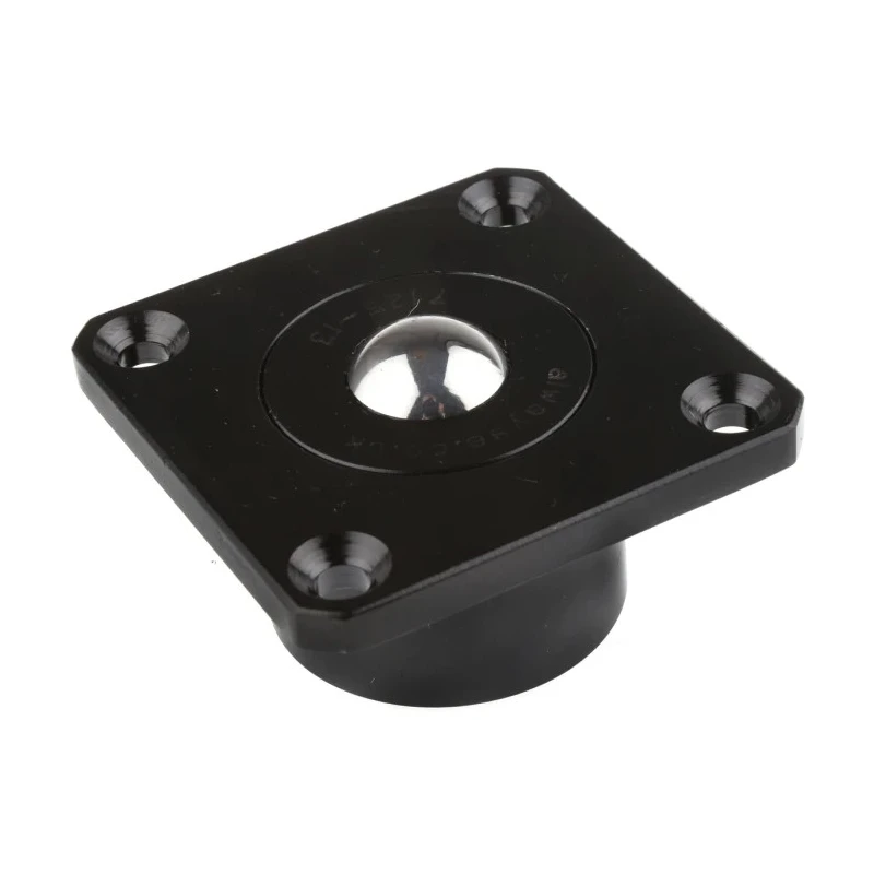 ALWAYSE Ball Transfer Unit with 25.4 mm Diameter Steel Case and Ball, Flange Mount 7125