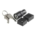 EAO IP65 Rated 5A 2-Way Momentary Flat Key Switch with Gold Plated Silver Contacts IP65