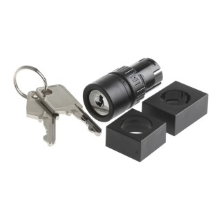 EAO IP65 Rated 5A 2-Way Momentary Flat Key Switch with Gold Plated Silver Contacts IP65