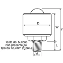 ALWAYSE Ball Transfer Unit Steel Bolt Mount 38.1mm Diameter 1000kg Load Capacity 7153