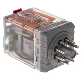 Releco Power Relay 230V AC Coil 10A Switching Current DPDT Plug-In Terminal MRC Series C2-A20X / AC 230 V