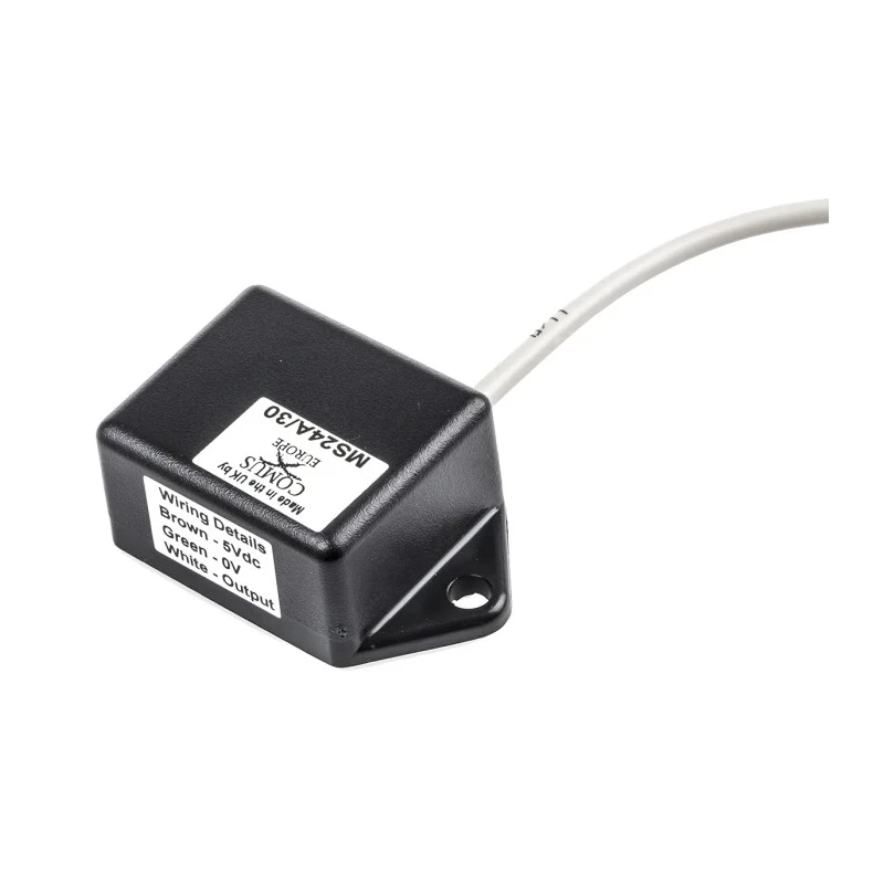 Assemtech Any Position Vibration Sensor 40 mA, 5V DC, Adjustable Sensitivity, IP65 ABS Housing S1430